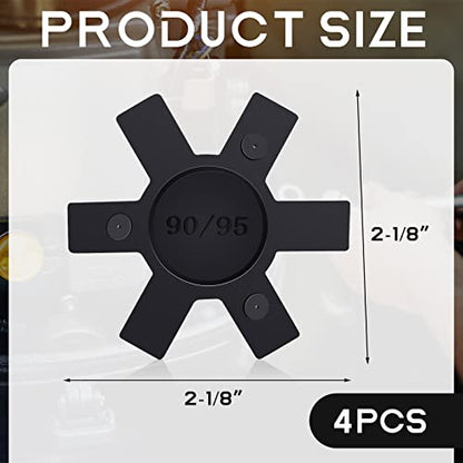 Fabbay 4 Pcs L095 Flexible Nbr Rubber Spider Insert for Jaw Coupling - size: L095