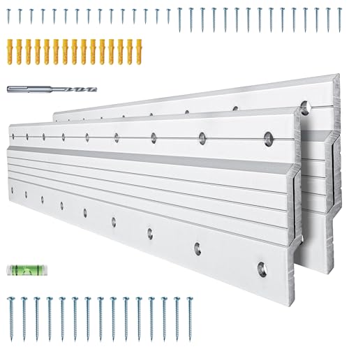 AENTGIU French Cleat Heavy Duty 17 Inch, 2 Pairs Aluminum Picture Hanger - size: 17 inch, 2 Pair(4 Pcs)