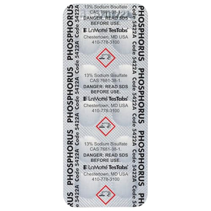 Lamotte TesTab Refill, Phosphorus Test Tablets for Phosphate Kit, 5422A-H, 50 Tests