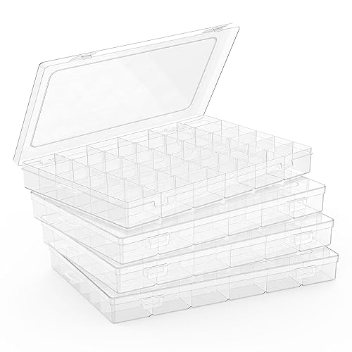 Goiio 8 Pack Plastic Organizer Container Box