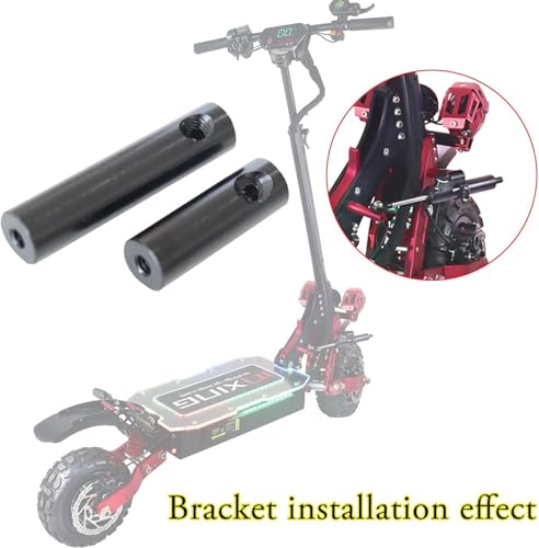 Steering Damper Mounting Bracket Kit Compatible with V5 11 inch Electric Scooter, Motorcycle Stabilizer Mount, Easy-Install Damper Bracket for V5 Scooters & Motorcycles (Black) - color: Black