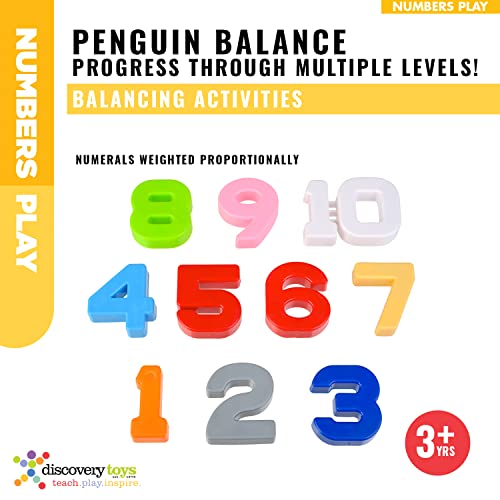 Discovery Toys Penguin Balance | Kindergarten Balance Math Game | Balance Counting Toys | Learning Stem Montessori Toys Educational w/Penguin Scale, Cards, Balancing Numbers for Kids