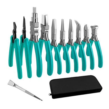C&T 11-Piece Jewelry Plier Sets,Jewelry Making Tools Kit - style: 11PC