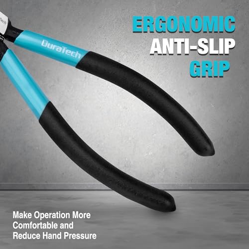 DURATECH 5 Inch Wire Cutter, Precision Flush Cutter with CNC Machined Edges