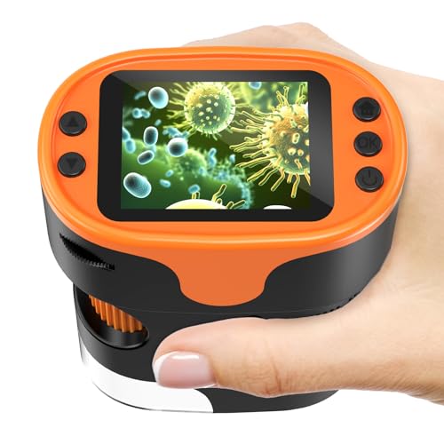 Kids Digital Microscope STEM Toy: Complete Science Gift Kit for Ages 4-12