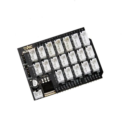 Easy-Plug ESP32 Expansion Board, ESP32-IO Sensor Expansion Board, for ESP32 Development Board (QA017) - color: black-white