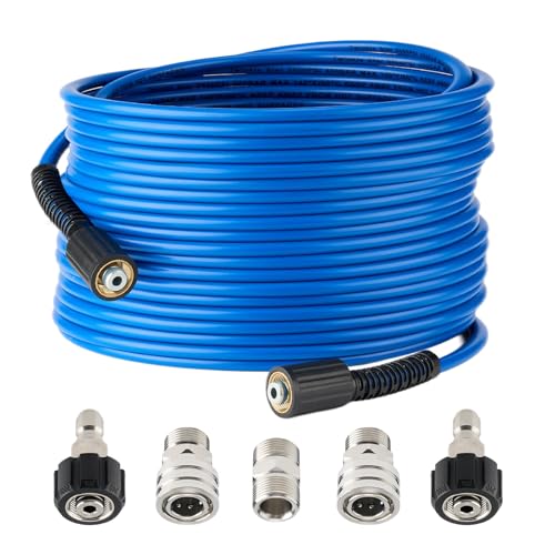 Twinkle Star Pressure Washer Hose 100ft, 1/4 in. - size: 100 FT Super Flexible Pressure Washer Hose