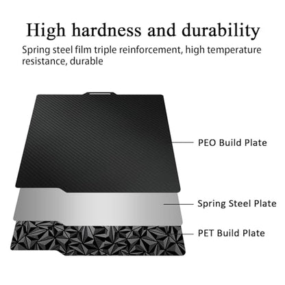 P2S Build Plate for P2S/X2D/P1S/P1P/A1/X1C Dual Smooth PEO PET Plate Sheet - color: PET