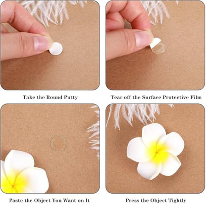 JANYUN 140 Pcs Sticky Dots,10 mm Round Putty Clear Tape for Crafts - size: 10mm Round 140pcs