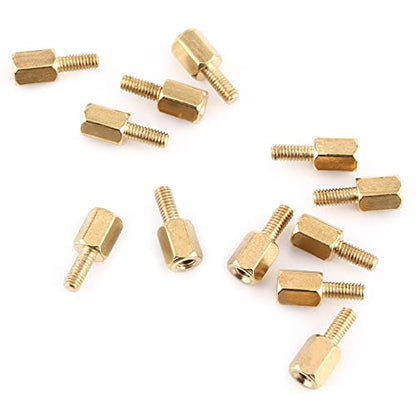 360PCS M2.5 Standoff, Spacers and Standoffs with Box, Stainless Steel Hex Motherboard Screws for Industrial, Electronic, Automotive Equipment
