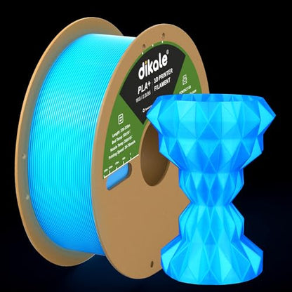 PLA+ 3D Printer Filament Luminous Blue, 1.75mm No Tangle, Net Weight 2.2lbs Spool (1kg, PLA Pro Plus, Blue with Glow in The Dark Effect - color: Pla 1kg-blue With Luminous Effect