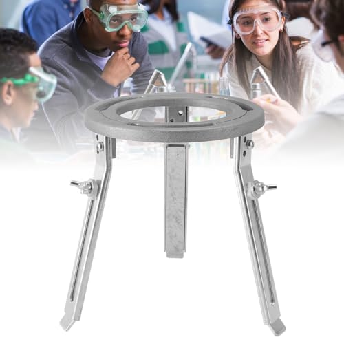 Lab Tripod Stand, Adjustable Iron Heating Support for Chemistry Education