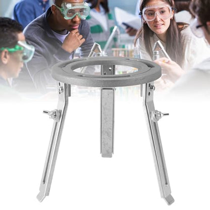 Lab Tripod Stand, Adjustable Iron Heating Support for Chemistry Education