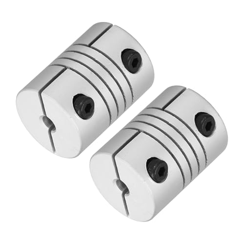 MECCANIXITY 2 Pcs 3 to 3mm Flexible Shaft Coupling 20mm L 15mm Dia - size: 3 to 3mm