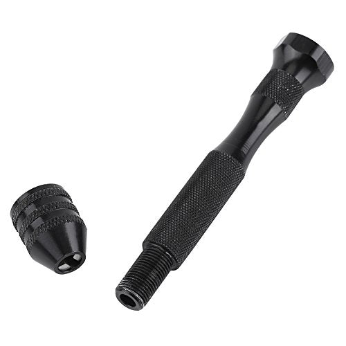 Pin Vice Hand Drill Bits, 10PCS Pin Vise Hand Drill Set 0.3-3.6mm, Professional Pin Drill Bit Tools for Metal Wood, Manual Work DIY, Jewelry, Assembling, Model Making