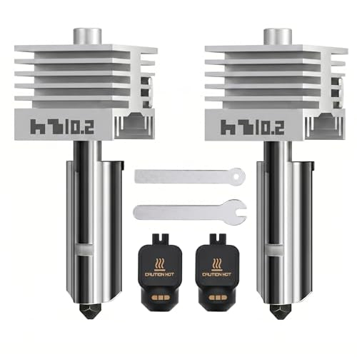 2PCS 0.2MM Hotend Kit for Bambu Lab P2S/H2D/H2C/H2S/X2D/A1/A2L/A1MINI - color: silver, size: 0.2mm