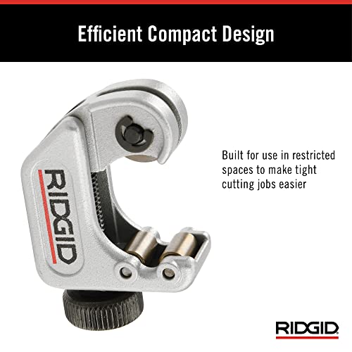 RIDGID 32985 Model 104 Close Quarters Tubing Cutter, 3/16-inch to 15/16-inch Tube Cutter (Pack of 6) - size: Pack of 6