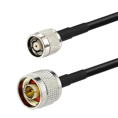Eightwood N Male to RP-TNC Male Antenna Adapter RG58 Cable 3 Feet - size: 3 feet