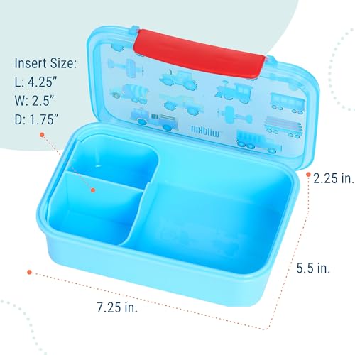 Wildkin Reusable Food Container for Kids – Trains, Planes & Trucks - color: Trains, Planes & Trucks