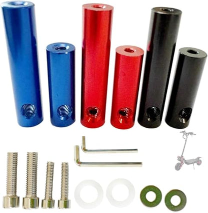 V5 Electric Scooter Steering Damper Stabilizer Kit, High-Strength T6061 Aluminum Bracket for Motorcycle & E-Scooter, Reduces Vibration & Enhances Safety (Red-bracket) - color: Red-bracket