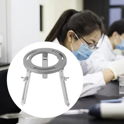 Lab Tripod Stand, Adjustable Iron Heating Support for Chemistry Education