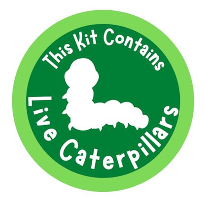 Insect Lore 2 Cups of Caterpillars Basic - 10 Live Baby Painted Lady Caterpillars - Refill for Habitat Kit - Caterpillars and Food Included - style: 2 Cups Basic