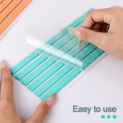 Feosky Adhesive Poster Sticky Tack Putty, Reusable and Removable Adhesive Putty, 120PCS, Mounting Putty for displaying Wall Paintings, Museum Art Photography, Picture, Crafts (Purple, Pack of 1) - color: Purple, size: 1Pack