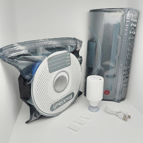 30-Pack Vacuum Storage Bags with Electric Pump & Clips, Airtight Sealer Bags for 3D Filament Dry Storage, Moisture Proof Barrier