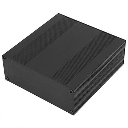 Split Aluminum Box, 54x145x150mm Black