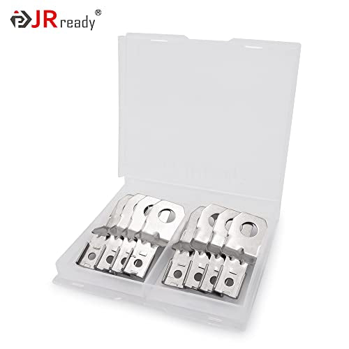 JRready ST6355 Connector Accessory Kit，8pcs Mounting Clips are Installed On The Receptacle to Mount Deutsch DTM-DTP-DT Series Size 2/3/4/6/12 Pin Connectors with Work