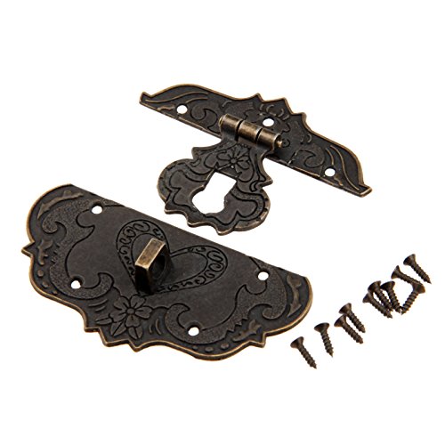 dophee Vintage Style Decorative Hardware Kit for Wooden Box Jewelry Box - style: Corner Bracket Kit