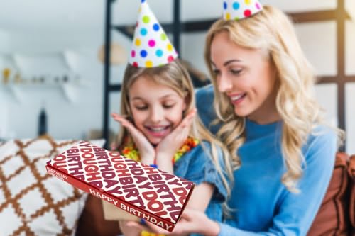 4 Pack Birthday Dough Gift Box – Funny Donut-Themed Money Holder for Cash, Gift Cards, Scratch-Offs – Gag Birthday Box for Men Women Family Friends – Foldable Treat Style - color: 4 Pack Dough