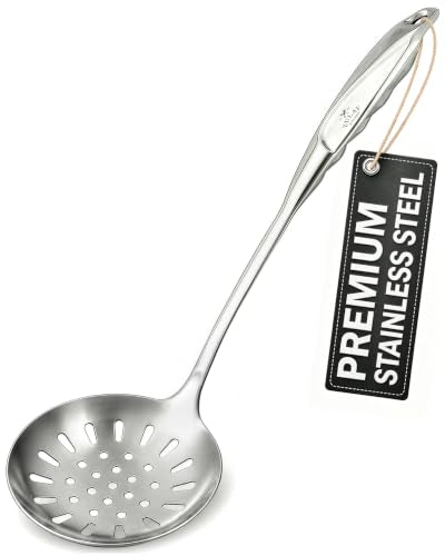 Zulay Kitchen Stainless Steel Draining Spoon - size: Draining Spoon