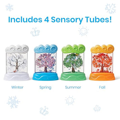 hand2mind Changing Seasons Sensory Tubes, Science Toys, Ages 3+