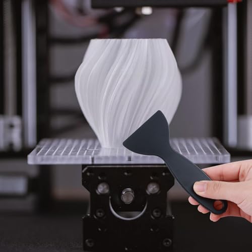 3D Resin Printer Accessories: 10Pcs Silicone Spatula & Plastic Scraper for Resin Cleaning and Film Protection
