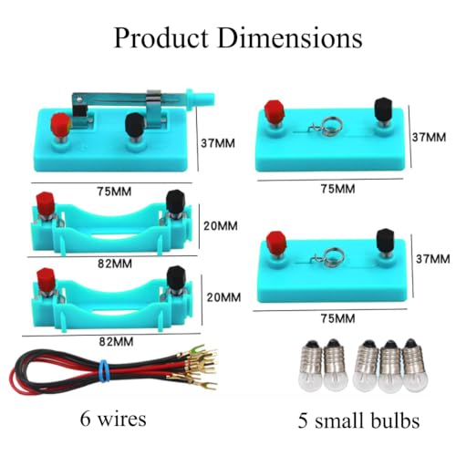 Physics Science Lab Learning Electric Circuit Kit for Kids(Basic Circuit)
