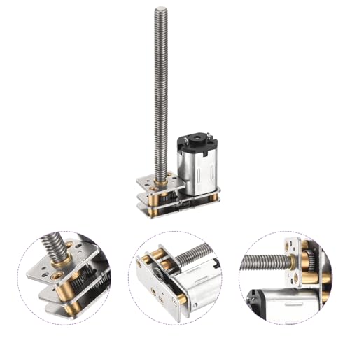 DMiotech 6V 100RPM Rated Torque 3 Output Shaft Length 55mm Micro DC Speed Reduction Motor Mini Metal Gearbox Motor for RC Car Robot Model DIY RC Toys Engine - style: 100RPM