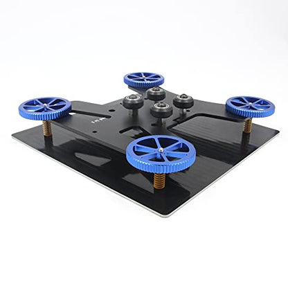 4PCS Aluminum Blue Hand Twist Leveling Nut - style: 60mm-Aluminum Blue