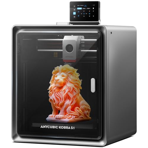 Anycubic Kobra S1 3D Printer Only, Support Multicolor Printing Need ACE Pro - size: Anycubic Kobra S1