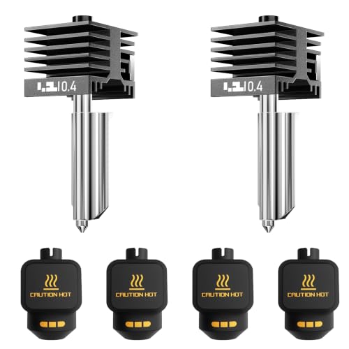 0.4mm Hotend Nozzle for Bambu Lab P2S/X2D/H2D/H2S/H2C/A2L/A1/A1 Mini - color: 2PCS, size: 0.4mm