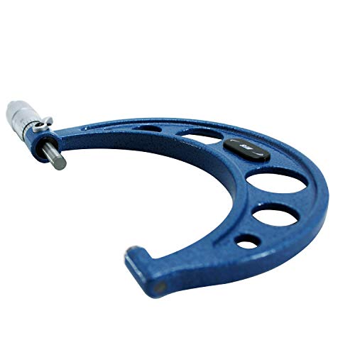 HFS(R) 3-4" Outside Micrometer with 0.0001" Accuracy, Carbide Anvil and Laser-Etched Scale - size: 3-4"x0.0001", style: Classic Ratchet