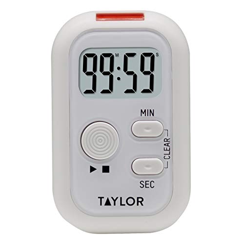 Taylor Digital Kitchen Timer Large LCD Display Magnetic Back