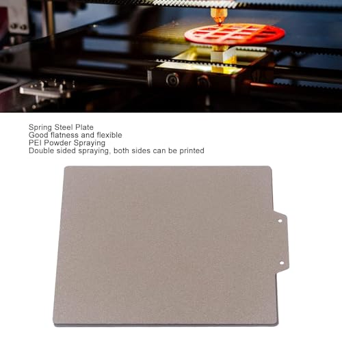3D Printer Build Plate Sheet Double Sided Powder Sprayed Magnetic Spring Steel Flexible Printing 150x150mm