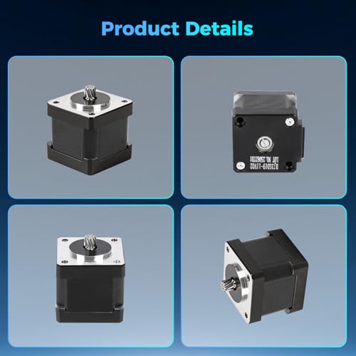 Creality Official Ender 3 V4 Extruder Motor, 35-33 E-Axis High-Torque Extruder Stepper Motor with 12-Teeth Gear Extrusion for Ender 3 V4 3D Printer - style: Extruder Motor