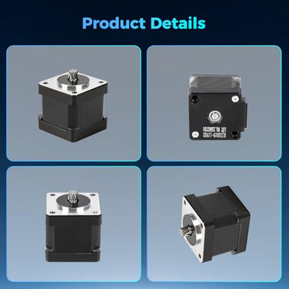 Creality Official Ender 3 V4 Extruder Motor, 35-33 E-Axis High-Torque Extruder Stepper Motor with 12-Teeth Gear Extrusion for Ender 3 V4 3D Printer - style: Extruder Motor