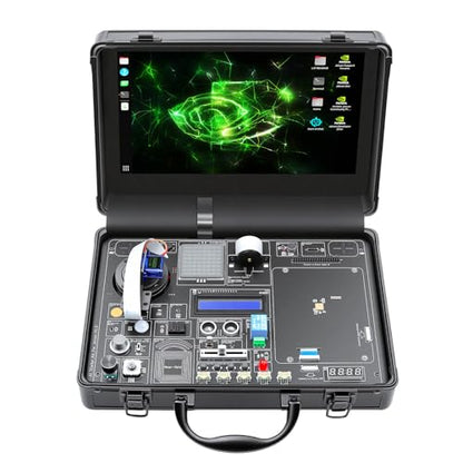 ELECROW AI Starter Kit for Jetson Orin Nano with 11.6" Screen, 30 Sensors