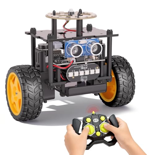 Smart Robot Car Kit, Robotics for Kids Ages 8-12 12-16 - color: Black