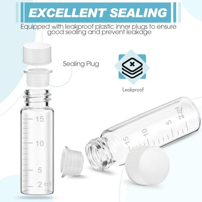 Baderke 4 Pcs Liquid Medicine Travel Container, Clear,15ml - color: Clear, size: 15ml