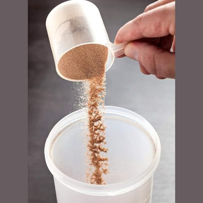 Plastic Measuring Scoop, (6.5 cc | 6.5 mL) Long Handle Spoons for Powders, Granules, Coffee, Pet Food, Baking Supplies, Protein and Other Dry Goods, BPA Free (Set of 5) - size: 6.5 cc | .5 Tablespoon | 1.5 Teaspoon | 6.5 mL
