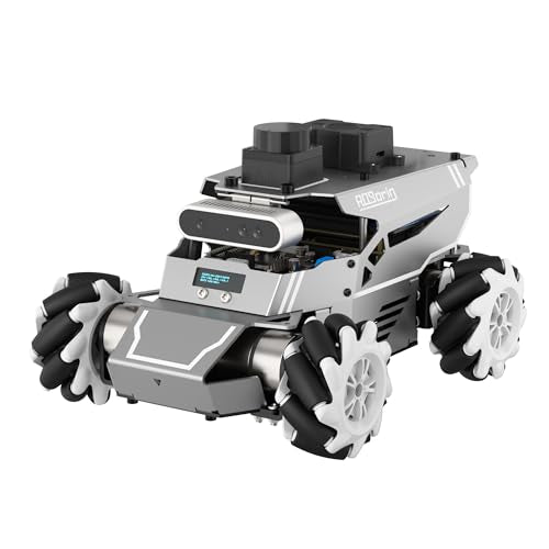 HIWONDER ROS2 Robot Car for Jetson RPi Gemini ChatGPT Large AI Models Depth Camera Lidar SLAM Mapping Autonomous Driving Programming Education Smart Robotic Car, ROSOrin Standard Kit (NO Controller)